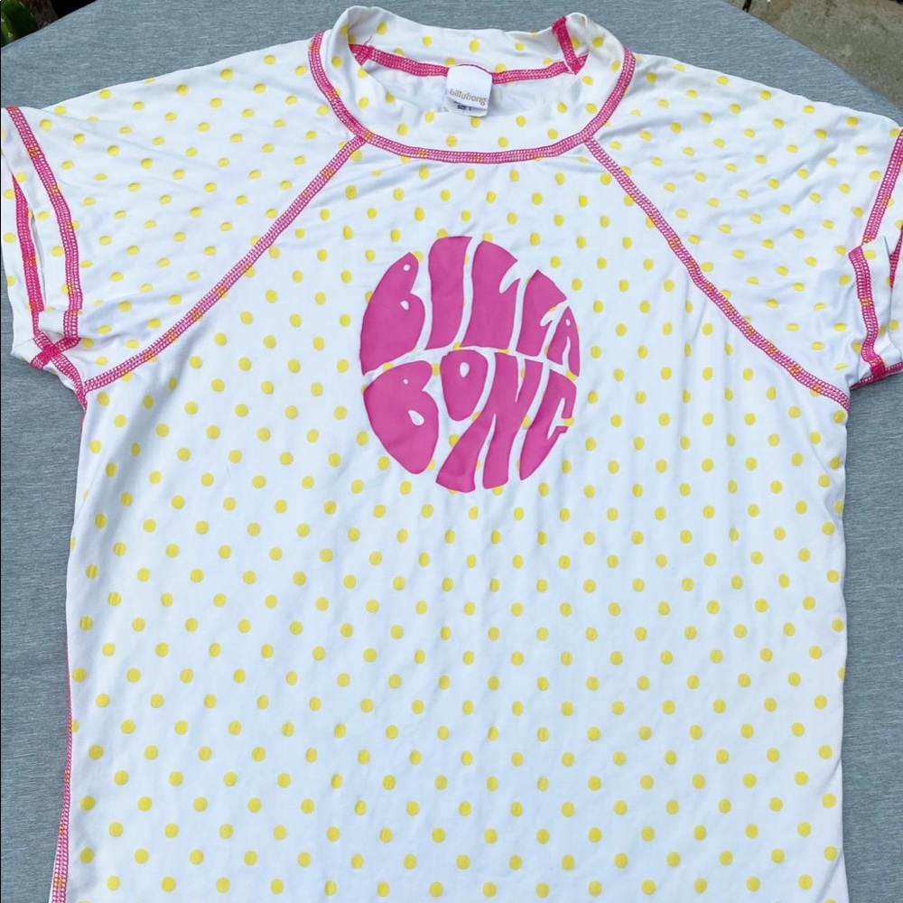 Billabong women rashguard large short sleeve